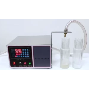 MÁQUINA SEMIAUTOMÁTICA LLENADORA DE LÍQUIDOS DOBLE BOQUILLA GF17